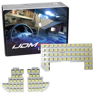 Imagem de iJDMTOY Extremamente Brilhante Xenon Branco 3 PCS 57-SMD Luzes Painel LED Ajuste Exato Pacote Interior Compatível com Honda Accord Civic CR-V Insight Acura TSX
