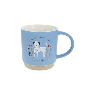 Imagem de Pavilion Gift Company - My Dog - Caneca de café e chá de 510 g floral dálmata amante de cachorro pai cachorro mãe cachorro pai utensílios de cozinha utensílios de cozinha