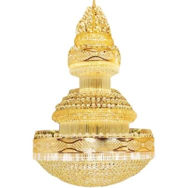 Imagem de Lustre Cristal Imperial Gold 120Cm - Smart Norte
