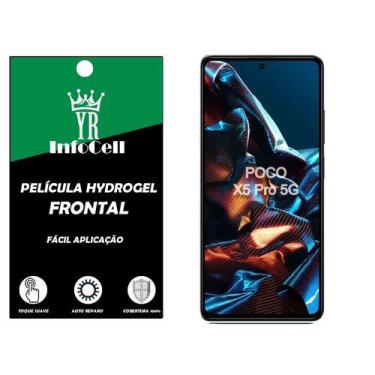 Imagem de Película Gel Hydrogel HD Anti Impacto para Xiaomi Poco X5 Pro - YR Inf