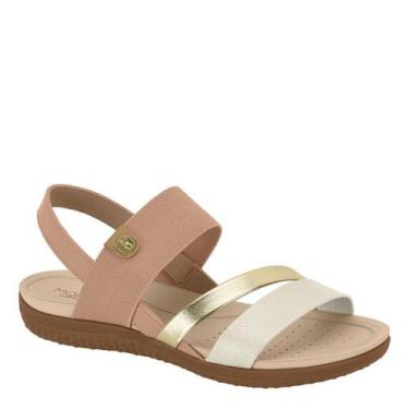 Imagem de Sandália Ortopédica Elástico Macio Feminina Modare 7125.233, Nude, Bra