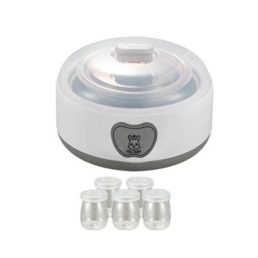 Imagem de ＫＬＫＣＭＳ Máquina de iogurte automática Fermentação automática Máquina Profissional de iogurte Caseiro Mini Fermentador de iogurte multifuncional, com 5