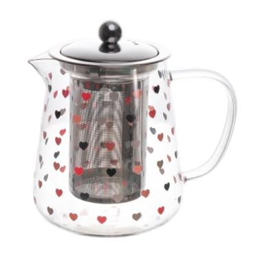 Imagem de LYOR - Chaleira de Vidro Borossilicato com Filtro de Aço Inox Love 750ml