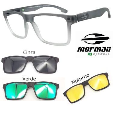 Imagem de Armação De Grau Mormaii Swap Ng 6098 Com 3 Clipons Cvn, Dk2