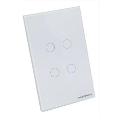Imagem de Interruptor Inteligente Touch Zigbee Novadigital 4 Botões