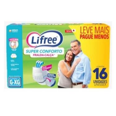 Imagem de fralda calça adulto lifree super conforto com 16 g/eg  - Unicharm do B