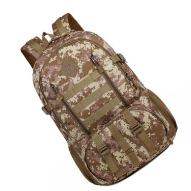 Imagem de Mochila de Caminhada, Pacote de Camuflagem de Resistência à água Com Canais de Fluxo de Ar, Ajuste para Ciclo, Acampamento, Caminhada, Estilo (1)