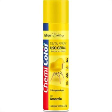 Imagem de Spray Chemicolor Amarelo 400Ml/250G. - BASTON CHEMICOLOR