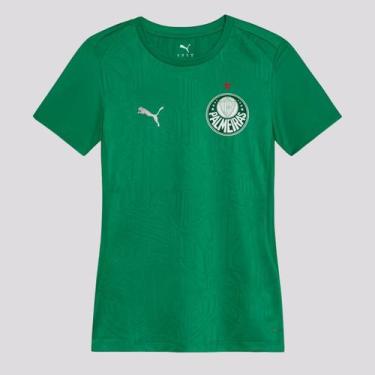 Imagem de Camisa Puma Palmeiras Treino 2025 Feminina, GG