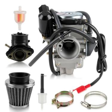 Imagem de Carburador Carbhub GY6 150cc GY6 26 mm Carb para Kazuma Taotao Roketa SunL Baja Eagle Chinese Go Kart Carb com filtro de ar