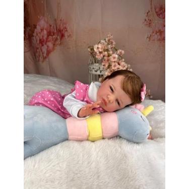 Imagem de Boneca bebe reborn realista menina original pode dar banho - Mundo Azu