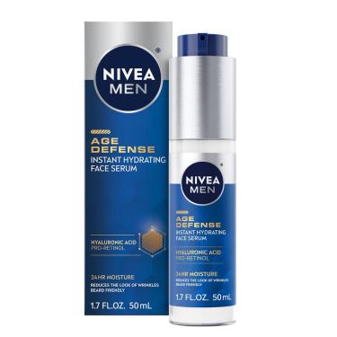 Imagem de Sérum facial Nivea Men Age Defense Instant Hydration 50mL