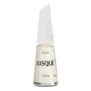 Imagem de Esmalte Risqué Branco Cintilante Cristal 8ml