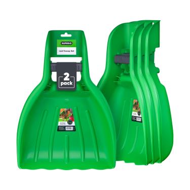 Imagem de Superio Coletor de Folhas, Pás de Folhas, Ancinho de Mão para Colhedor de Folhas, Ferramentas Manuais de Jardinagem Superiores, Ancinho de Jardim para Limpeza de Gramados, 2 Pares de Pás de Folhas, Pe
