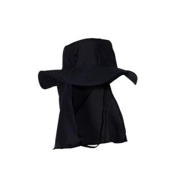 Imagem de Chapéu Pescador Sombreiro Com Protetor De Pescoço Cores Variadas - Vsa