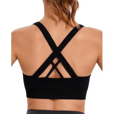 Imagem de Sutiã esportivo RUNNING GIRL High Support, Yoga, preto