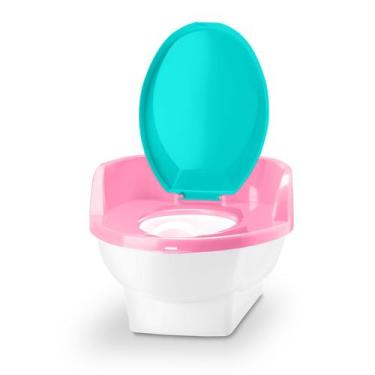 Imagem de Pinico Troninho 2 Em 1 Com Redutor De Assento Rosa - Cardoso