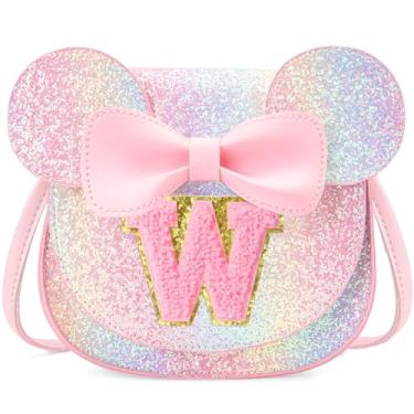 Imagem de OYLOLA Presentes de aniversário para meninas de 3, 4, 5, 6, 7 e 8 anos, bolsa infantil para meninas pequenas, presente para meninas, Cor rosa, W