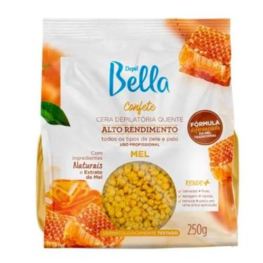 Imagem de Cera Depilatória Quente Depil Bella Confete Mel 250g