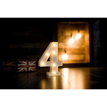 Imagem de Ilumine as letras, Logótipo LED LAMP Small Size Plastic letter letter LED letter LAMP Night letter Family Party Bar Wedding Festival Decoration (4)