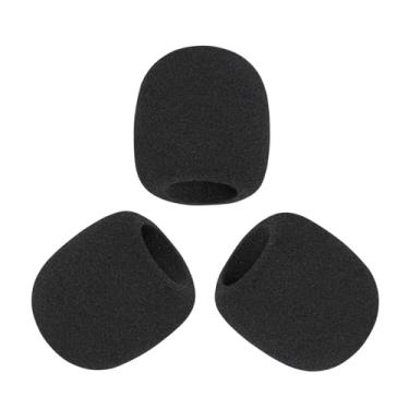 Imagem de Filtro pop/para-brisas para microfones Shure SM58 SM58S SM58LC SM58-CN SM58-X2U SM48 Beta-58A, capa de microfone de espuma para filtrar plosives, ruído sibilante e outros ruídos ambientais (pacote com
