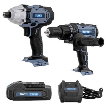 Imagem de Furadeira Parafusadeira TRB0011, Chave de Impacto TRB0001, Carregador e Carregador de Bateria