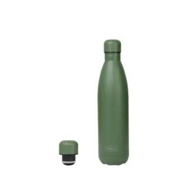 Imagem de Garrafa Cantil em Aço Inox Verde Oliva 750ml - Wellmix