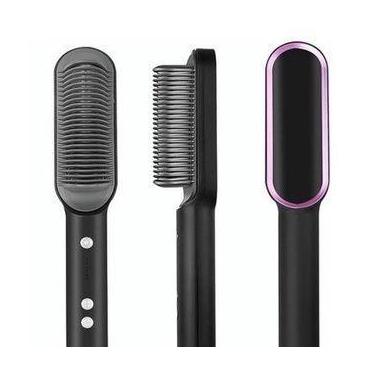 Imagem de Pente alisador de cabelos nao machuca Modeladora Bivolt - Escova Alisa