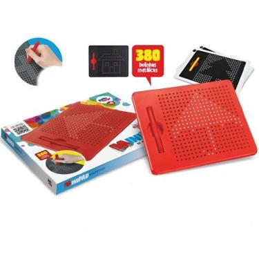 Imagem de Brinquedo MiniPad Magnético Jogo Bolinhas Caneta - Paki Toys