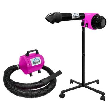 Imagem de Kit banho e tosa soprador alpha e secador hiper turbo trino pet profis