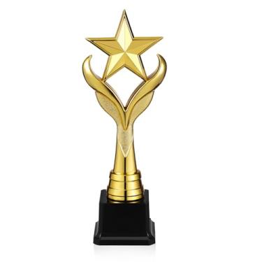 Imagem de Abaodam Star Trophy Award - Prêmio Troféu de Ouro de 28 cm para Crianças - Festa Celebração Decorativa Competição Troféu Eventos Esportivos - Professores Estudantes Vencedores