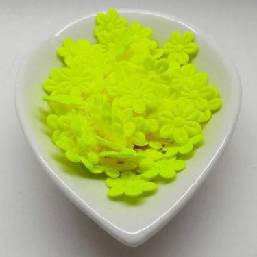 Imagem de Florzinha tecido prensado/ultrassom 2cm - 100pc - Artfest, 47/Amarelo 