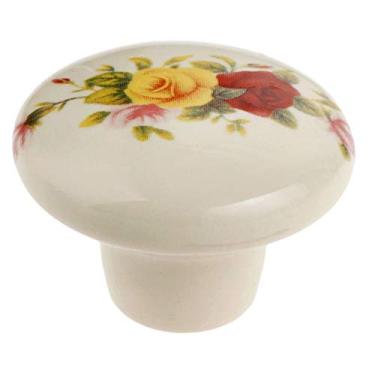 Imagem de Puxador de porta de cerâmica pintado à mão feito à mão para quarto das crianças puxadores de puxar para armário/armário/guarda-roupa/gaveta/banheiro (estilo 4)