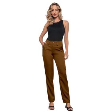 Imagem de Calça Alfaiataria Anastacia - CATARINENSE BELLA, Chocolate, M