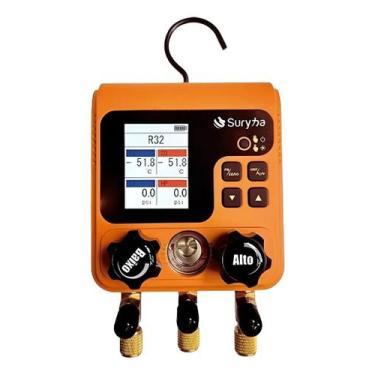 Imagem de Manifold Digital Smart Suryha Tela LCD Colorida Sem Mangueiras - 80150