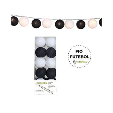 Imagem de Luminária de Futebol Alvinegro 20 Leds à pilha