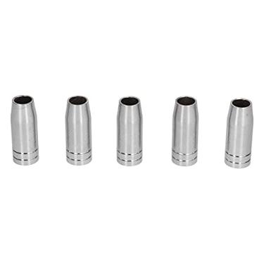 Imagem de Mais Grosso Design Bocal Escudo Copos de Bronze, 5pcs 25AK MIG MAG Solda Tocha para Rilon, Riland, Jasic, Mitech