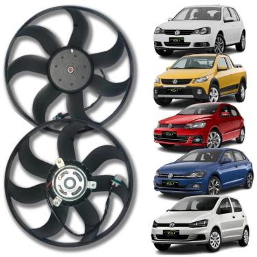 Imagem de Ventoinha Radiador Vw Gol Fox Polo Saveiro Com Ar 08 A 16