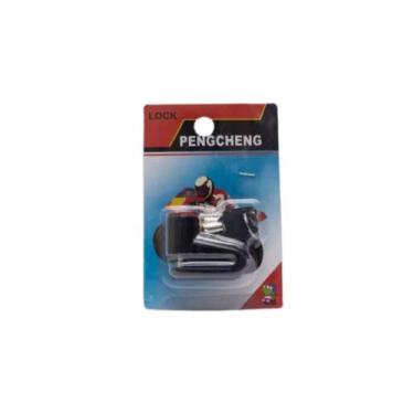 Imagem de Trava Cadeado De Disco Moto Freio Tranca Pino C/ 2 Chaves - Império