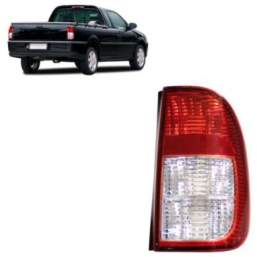 Imagem de Lanterna Traseira Saveiro G3 2000 2001 2002 2003 2004 2005 Bicolor Est