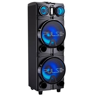 Imagem de Torre de Som Pulse Storm SP514 com Iluminação LED, Bluetooth, Entradas de Microfones e Rádio FM- 1500W RMS