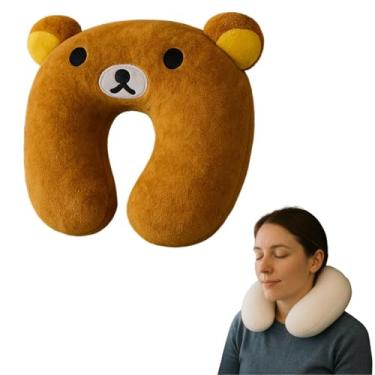 Imagem de Almofada para Pescoço Cervical de Viagem Travesseiro Encosto de Cabeça Descanso Apoio Confortável Protetor Ergonomico Macio Neck Relax Grande Postural Adulto Infantil Portatil