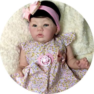 Imagem de Bebe Reborn Menina Realista Muito Linda Com Enxoval