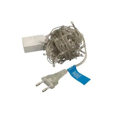 Imagem de Varal Pisca-Pisca LED, 100 Pinos, 9 Metros, Branco Quente, 8 Funções, 127V