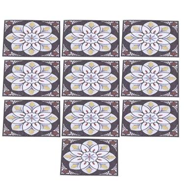 Imagem de Adesivos de Ladrilhos Impermeáveis ​​e Fáceis de Limpar, Material de PVC Premium, Idéia Perfeita, Instalação Fácil, para Sala de Estar, Sala de Jogos Infantis, de Jantar, Cozinha, Escritório, Banheiro