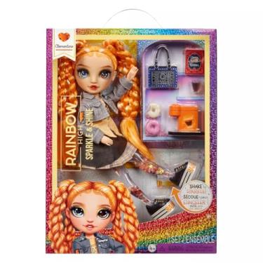 Imagem de Rainbow HighSparkle & Shine Fashion Dolls - CLEMENTINE (Laranja)