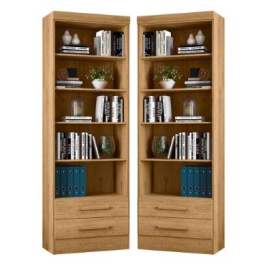 Imagem de Jogo para Estantes 5 Prateleiras Martins Freijó - CASA H