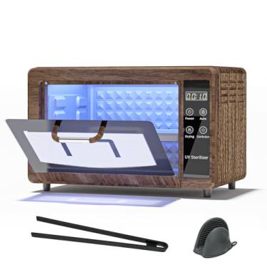 Imagem de Yofuly Esterilizador para esteticista, esterilizador grande de 10 L para ferramentas de unhas, caixa multifuncional de limpeza de unhas, armário de limpeza de grande capacidade para uso doméstico,