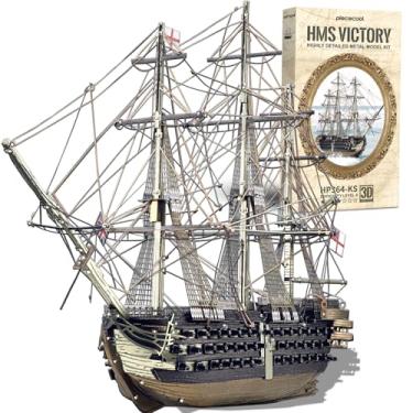 Imagem de Piececool Quebra-Cabeças De Metal 3D Para Adultos, Kits Modelos Navios Guerra Hms Victory, Artesanato Construir Diy, Ideal Presente Criativo, Ótimo A Família, Decoração Casa - 389 Peças