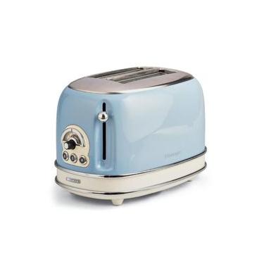 Imagem de Torradeira Elétrica Ariete 155 Vintage Azul P/ 2 Fatias, 6 Níveis De Tostagem, 750W 220
